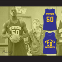Load image into Gallery viewer, Shaq Neon Boudeaux 50 Western University Blue Basketball Jersey Blue Chips Movie