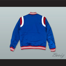 Load image into Gallery viewer, Blue Red and White Varsity Letterman Jacket-Style Sweatshirt