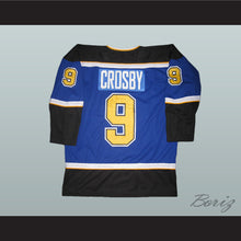 Load image into Gallery viewer, Sidney Crosby 9 Dartmouth Subways Major Midget Blue Hockey Jersey