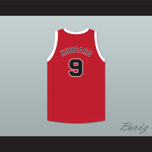 Bob Hubbard 9 Providence Steamrollers Red Basketball Jersey with Patch