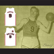 Load image into Gallery viewer, Bob Hubbard 9 Providence Steamrollers White Basketball Jersey with Patch 1