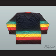 Load image into Gallery viewer, Bob Marley Black Hockey Jersey