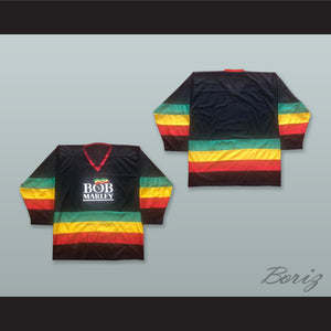 Bob Marley Black Hockey Jersey