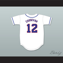 Load image into Gallery viewer, Bobby Cassevah 12 Pace Athletic and Recreation Association White Baseball Jersey 2