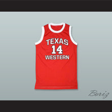 Load image into Gallery viewer, Bobby Joe Hill 14 Texas Western College Alternate Orange Basketball Jersey