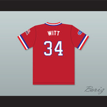 Load image into Gallery viewer, Bobby Witt 34 1984 USA Team Red Baseball Jersey
