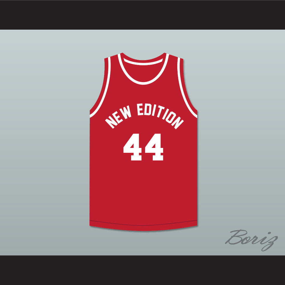 Bobby Brown 44 New Edition Red Basketball Jersey