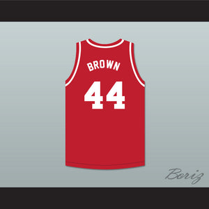 Bobby Brown 44 New Edition Red Basketball Jersey