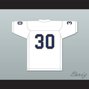 Bobby Bruce 30 Independence Community College Pirates White Football Jersey