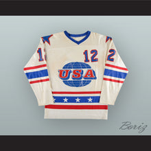 Load image into Gallery viewer, Bobby Crawford 12 Team USA World Junior Championships White Hockey Jersey