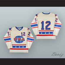Load image into Gallery viewer, Bobby Crawford 12 Team USA World Junior Championships White Hockey Jersey