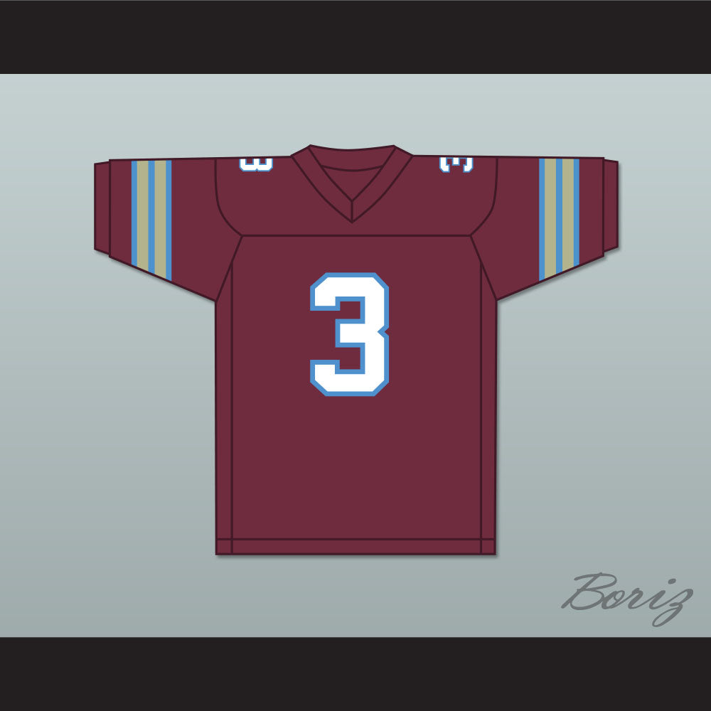 1983-84 USFL Bobby Hebert 3 Michigan Panthers Road Football Jersey
