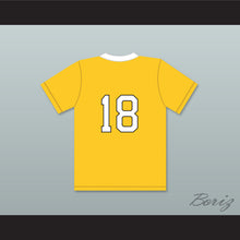 Load image into Gallery viewer, Bobby Hill 18 The Wind Arlen Middle School Yellow Soccer Jersey