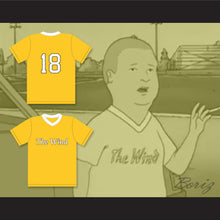 Load image into Gallery viewer, Bobby Hill 18 The Wind Arlen Middle School Yellow Soccer Jersey
