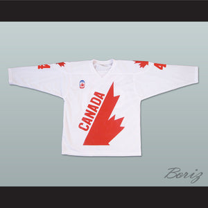 Bobby Orr 4 Canada Cup White Hockey Jersey