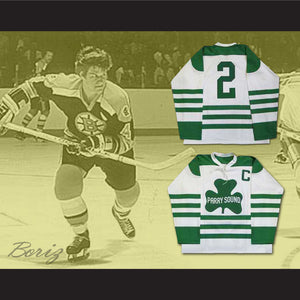 Bobby Orr 2 Parry Sound Shamrocks Hockey Jersey