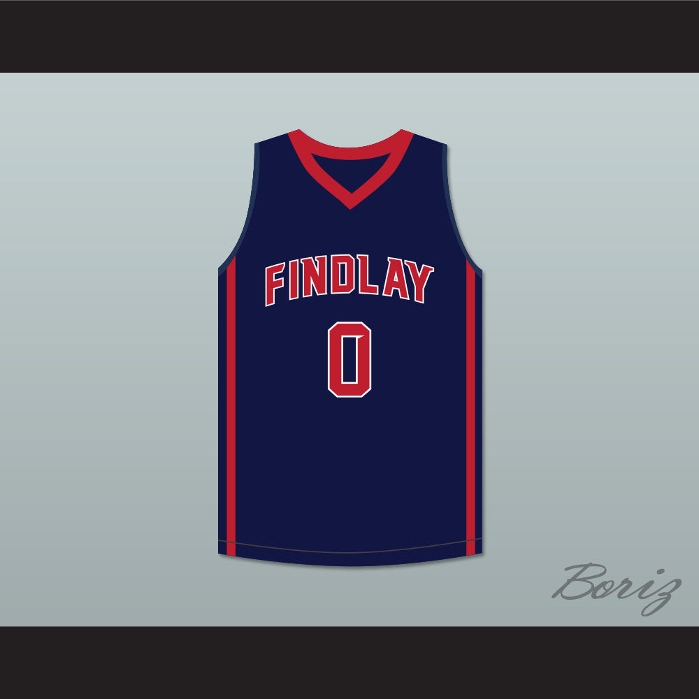 Bol Bol 0 Findlay Prep Navy Blue Basketball Jersey 1