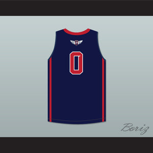 Bol Bol 0 Findlay Prep Navy Blue Basketball Jersey 1