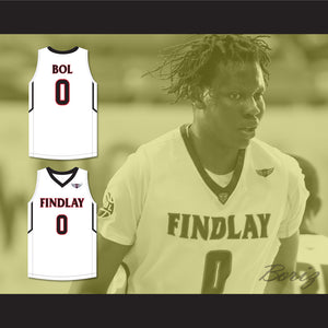 Bol Bol 0 Findlay Prep White Basketball Jersey 2