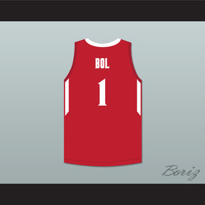 Bol Bol 1 Mater Dei High School Red Basketball Jersey 2