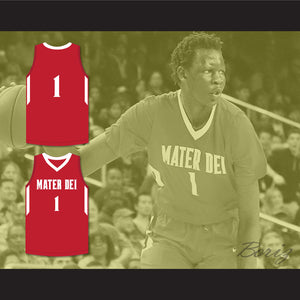 Bol Bol 1 Mater Dei High School Red Basketball Jersey 1