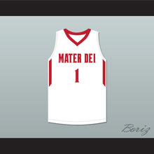 Load image into Gallery viewer, Bol Bol 1 Mater Dei High School White Basketball Jersey 1