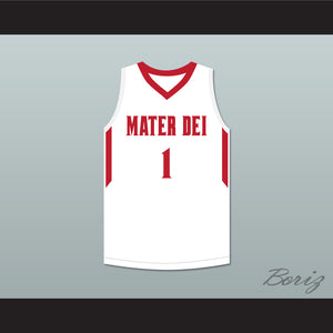 Bol Bol 1 Mater Dei High School White Basketball Jersey 1