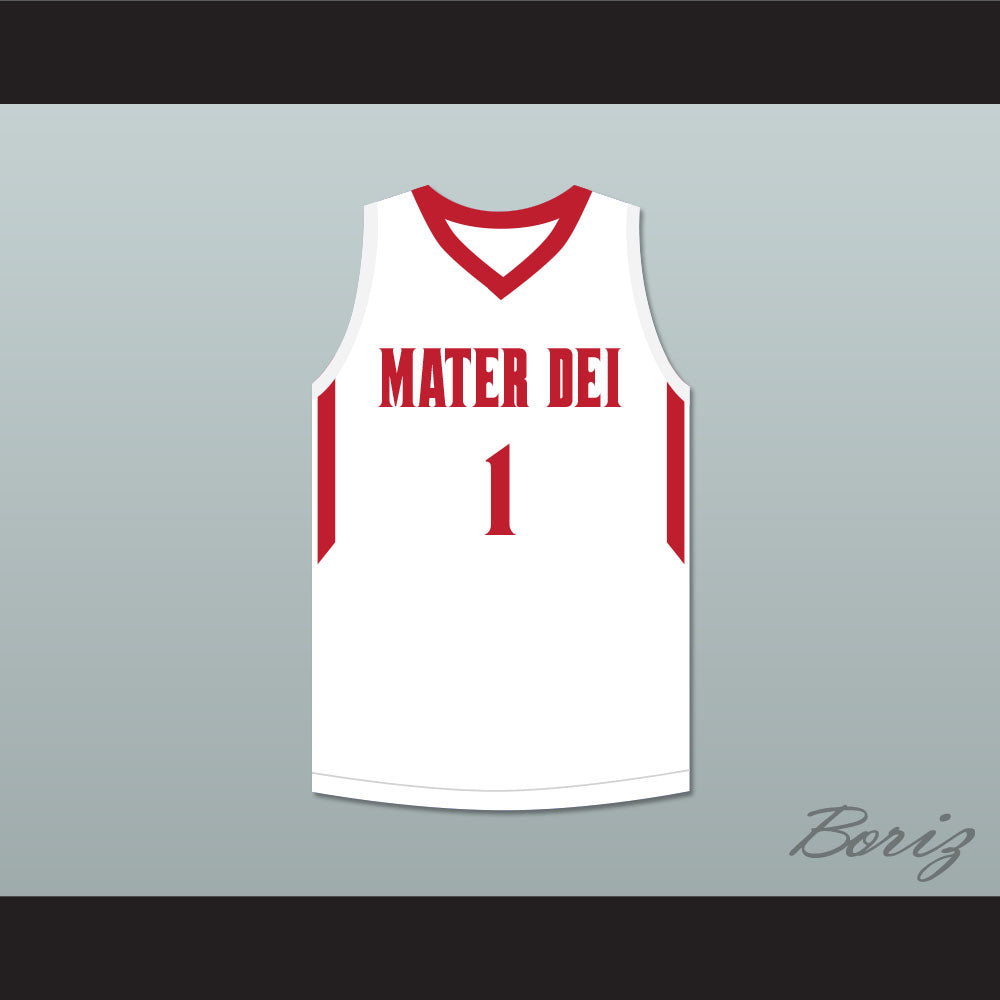 Bol Bol 1 Mater Dei High School White Basketball Jersey 1