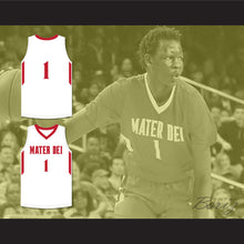 Load image into Gallery viewer, Bol Bol 1 Mater Dei High School White Basketball Jersey 1