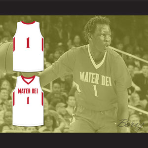 Bol Bol 1 Mater Dei High School White Basketball Jersey 1