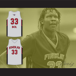 Bol Bol 33 Findlay Prep Gray Basketball Jersey 2