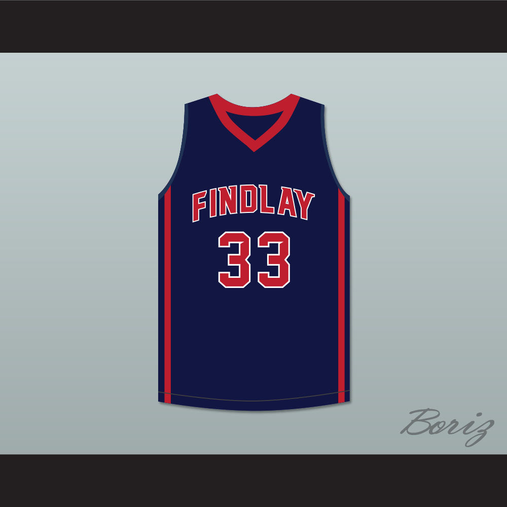 Bol Bol 33 Findlay Prep Navy Blue Basketball Jersey 2