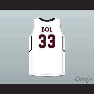 Bol Bol 33 Findlay Prep White Basketball Jersey 2