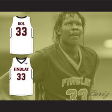 Load image into Gallery viewer, Bol Bol 33 Findlay Prep White Basketball Jersey 2