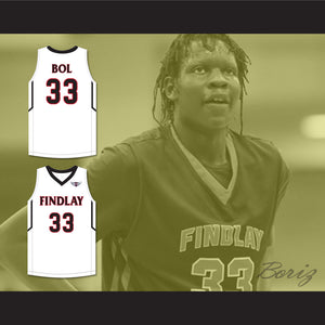 Bol Bol 33 Findlay Prep White Basketball Jersey 2