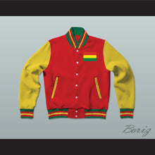 Load image into Gallery viewer, Bolivia Varsity Letterman Jacket-Style Sweatshirt