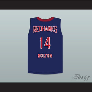 Troy Bolton 14 Albuquerque Redhawks Basketball Jersey High School Musical 2