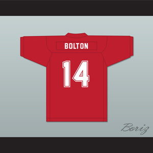 Troy Bolton 14 East High School Wildcats Red Football Jersey Design 2