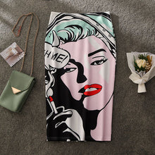 Load image into Gallery viewer, Bonjean 2020 Women's Pencil Skirt New Cartoon Mouse Print High Waist Slim Skirts Women Young Girl Summer Female Falda