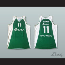 Load image into Gallery viewer, Booker 11 KK Krka Novo Mesto Slovenia Green Basketball Jersey