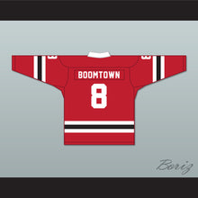 Load image into Gallery viewer, Boomtown 8 Letterkenny Irish Red Alternate Hockey Jersey