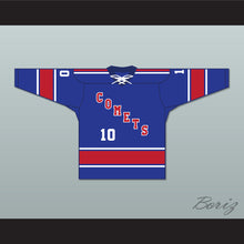 Load image into Gallery viewer, Borden Smith 10 Utica Comets Tie Down Hockey Jersey