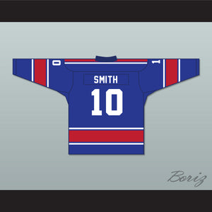 Borden Smith 10 Utica Comets Tie Down Hockey Jersey