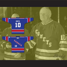 Load image into Gallery viewer, Borden Smith 10 Utica Comets Tie Down Hockey Jersey