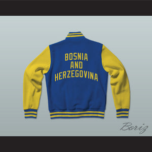 Bosnia and Herzegovina Varsity Letterman Jacket-Style Sweatshirt