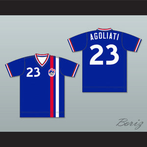Boston Minutemen Blue Football Soccer Jersey