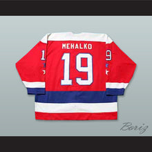 Load image into Gallery viewer, Brad Mehalko 19 Lethbridge Hurricanes Red Hockey Jersey
