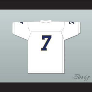 Brandon Bea 7 Independence Community College Pirates White Football Jersey