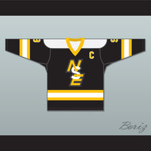 Load image into Gallery viewer, Wayne Gretzky 9 Brantford Nadrofsky Steelers Black Hockey Jersey Youth League