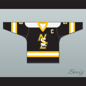 Wayne Gretzky 9 Brantford Nadrofsky Steelers Black Hockey Jersey Youth League